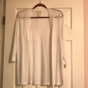 Chico's white light cardigan